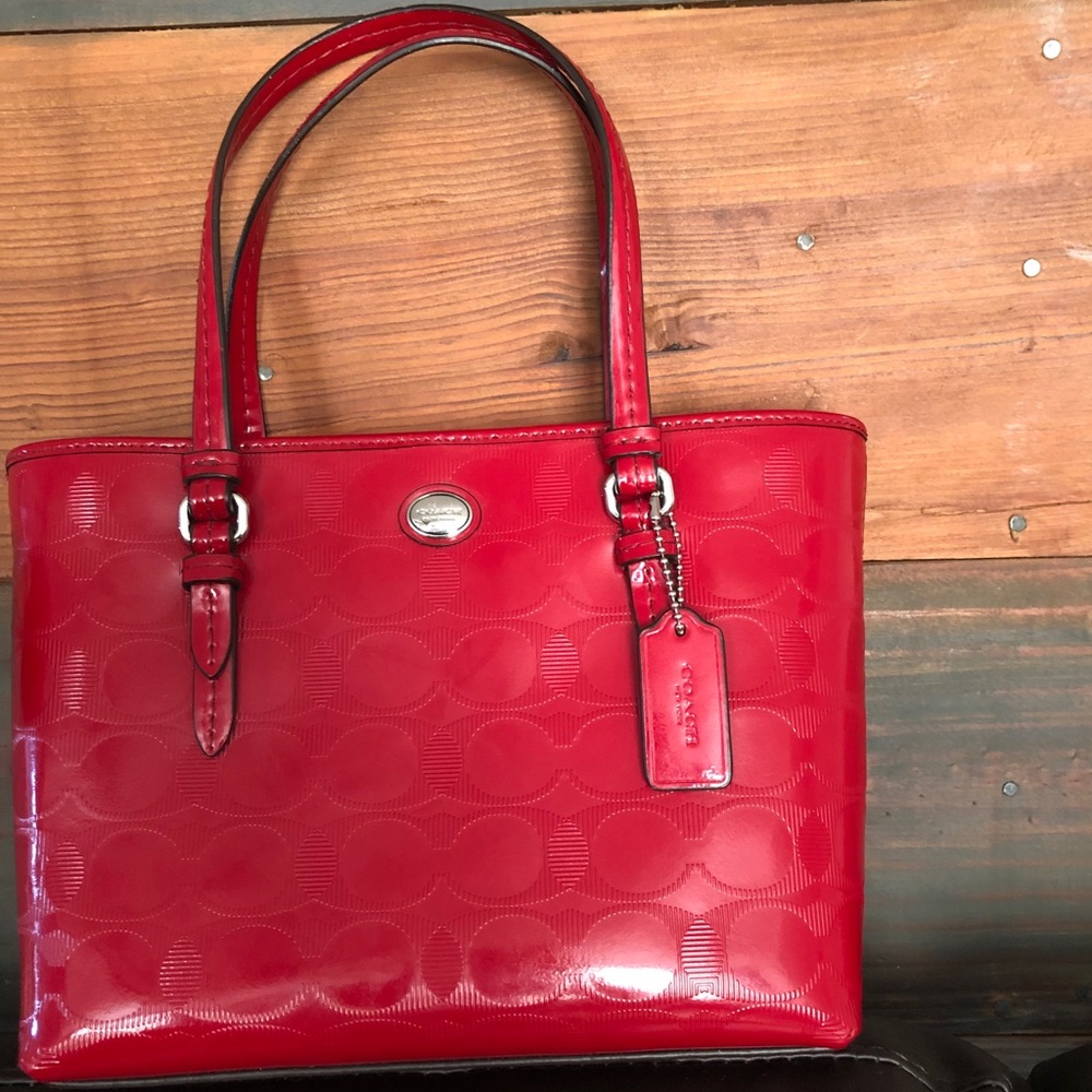Coach mini tote